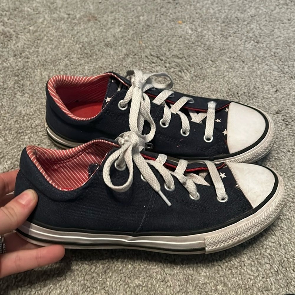 Converse Navy/Red Chuck Taylor Shoes American red white blue stars / stripes Y3